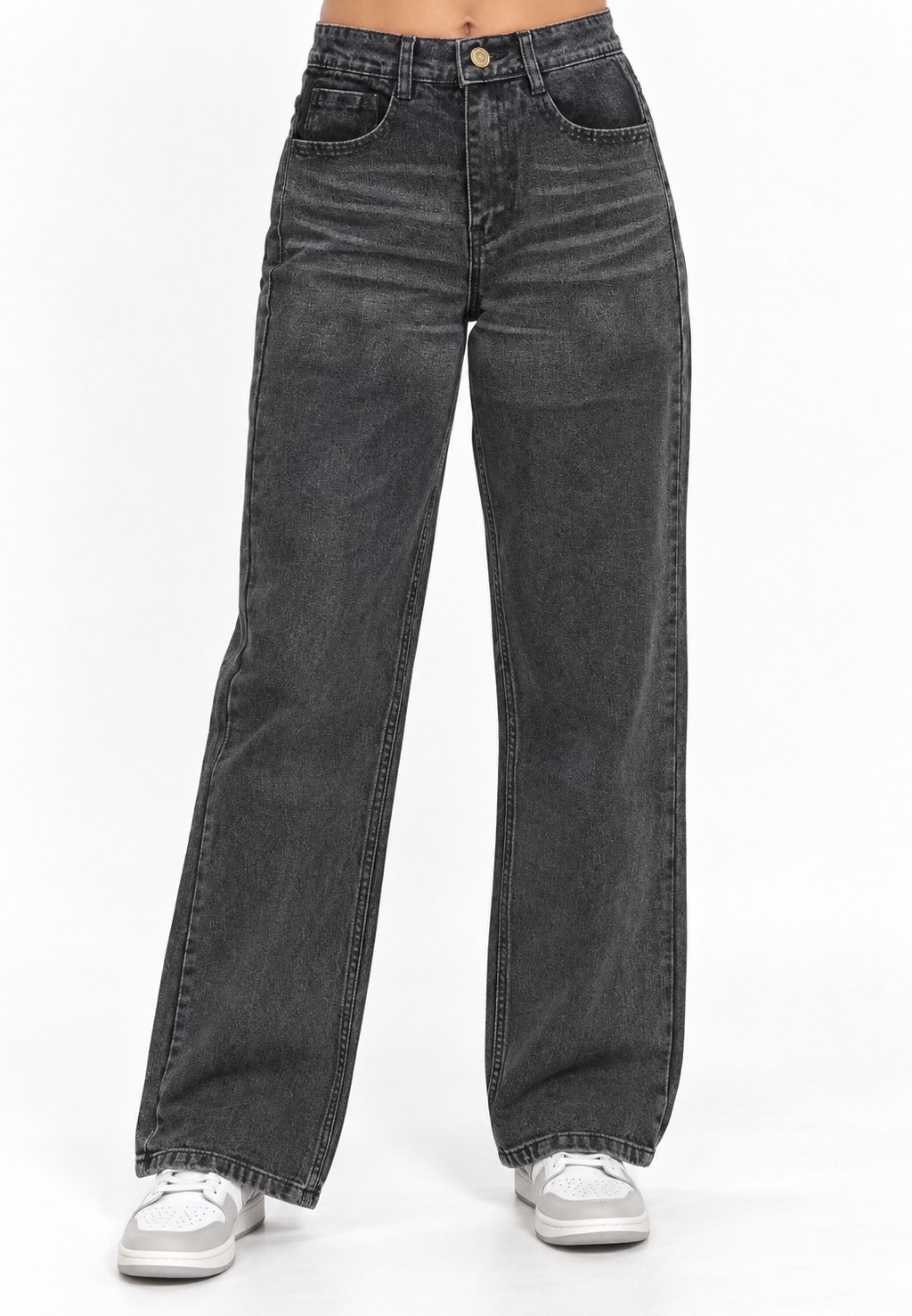 Straight Leg Denim- Black